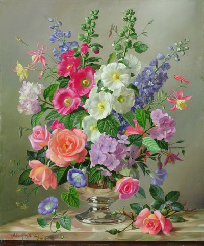 A September Floral Arrangement by Albert Williams